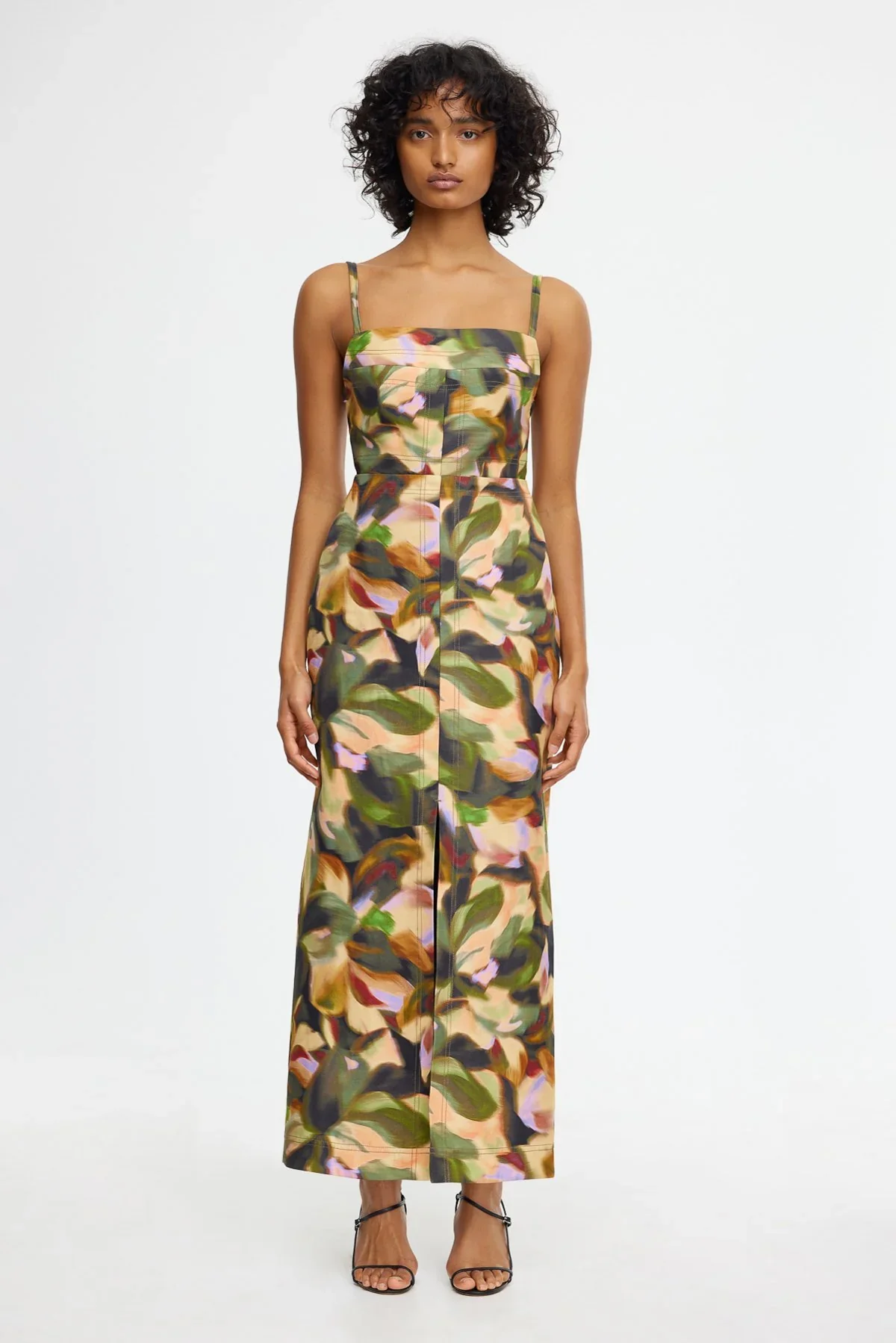 ACLER - ELMSTEAD MIDI DRESS (EMERALD BOUQUET)