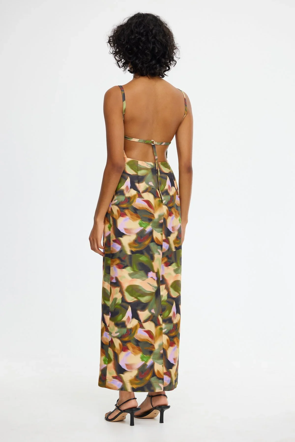 ACLER - ELMSTEAD MIDI DRESS (EMERALD BOUQUET) - Image 2