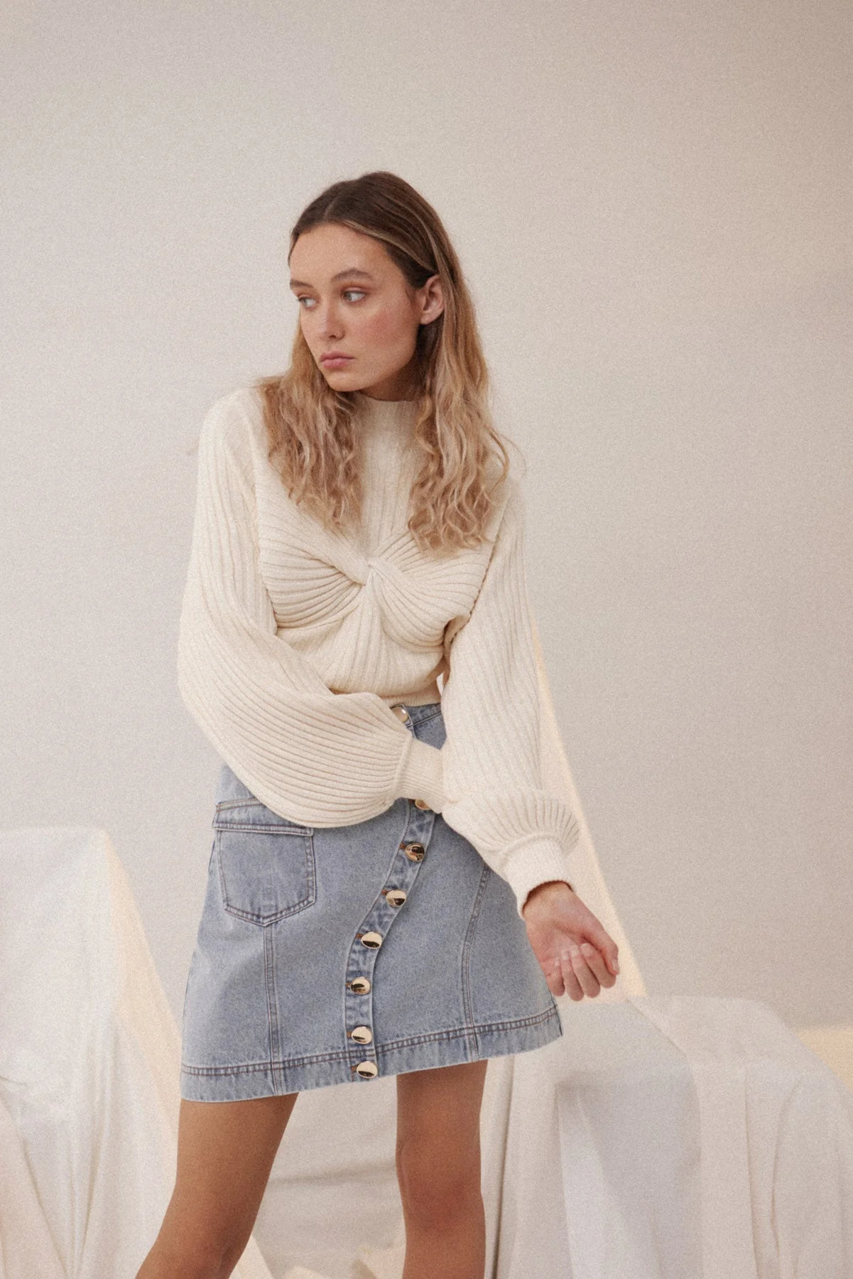 ACLER - Mowbray Sweater (Cannoli Cream)