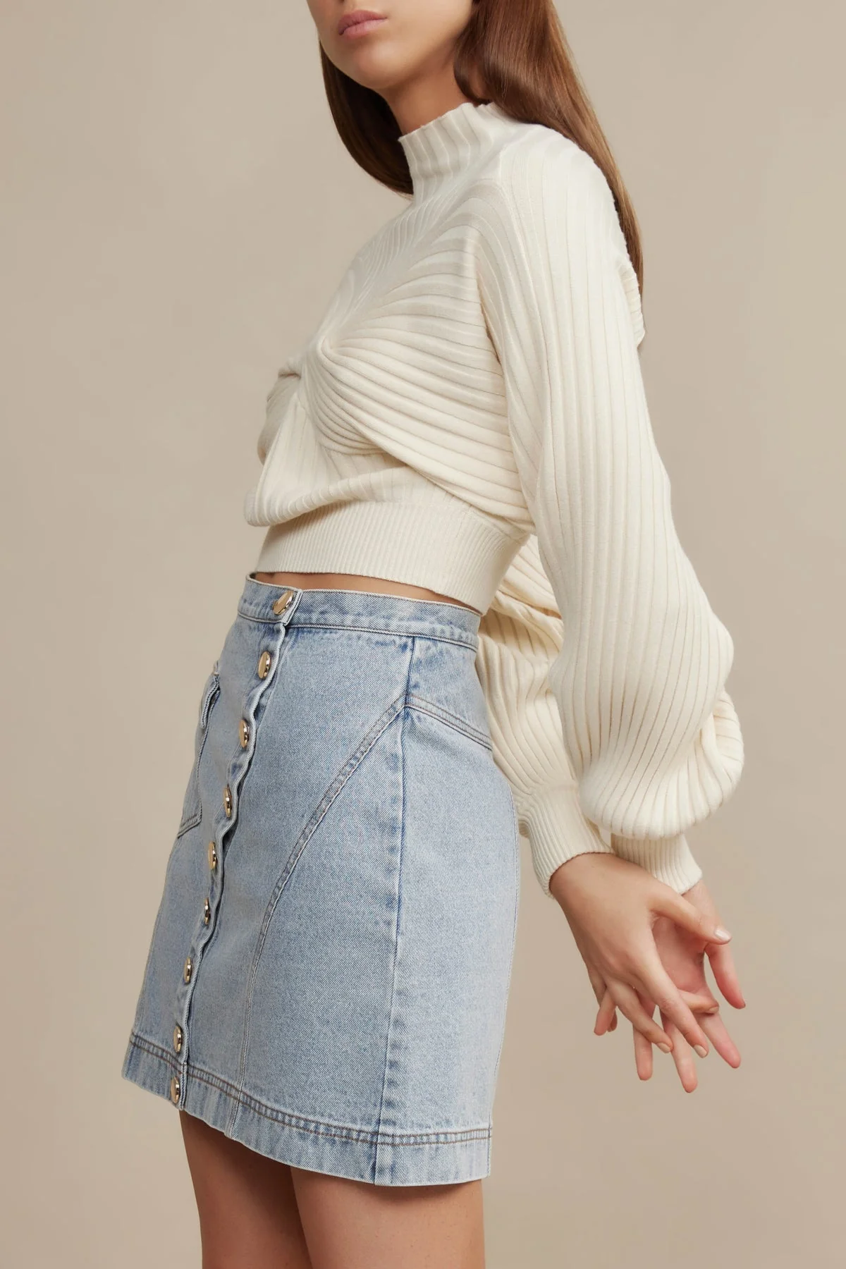 ACLER - Mowbray Sweater (Cannoli Cream) - Image 5
