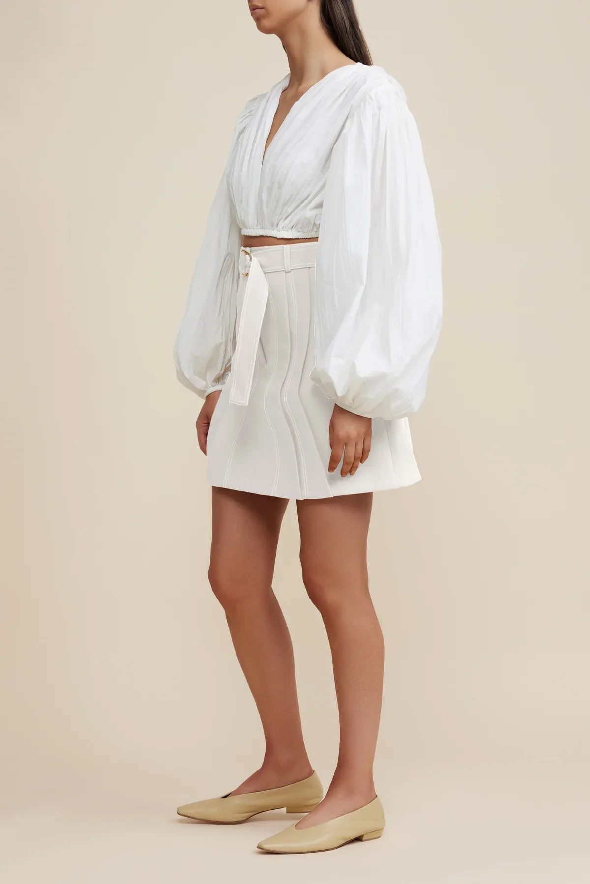 ACLER - Oatley Skirt (Vanilla) - Image 3