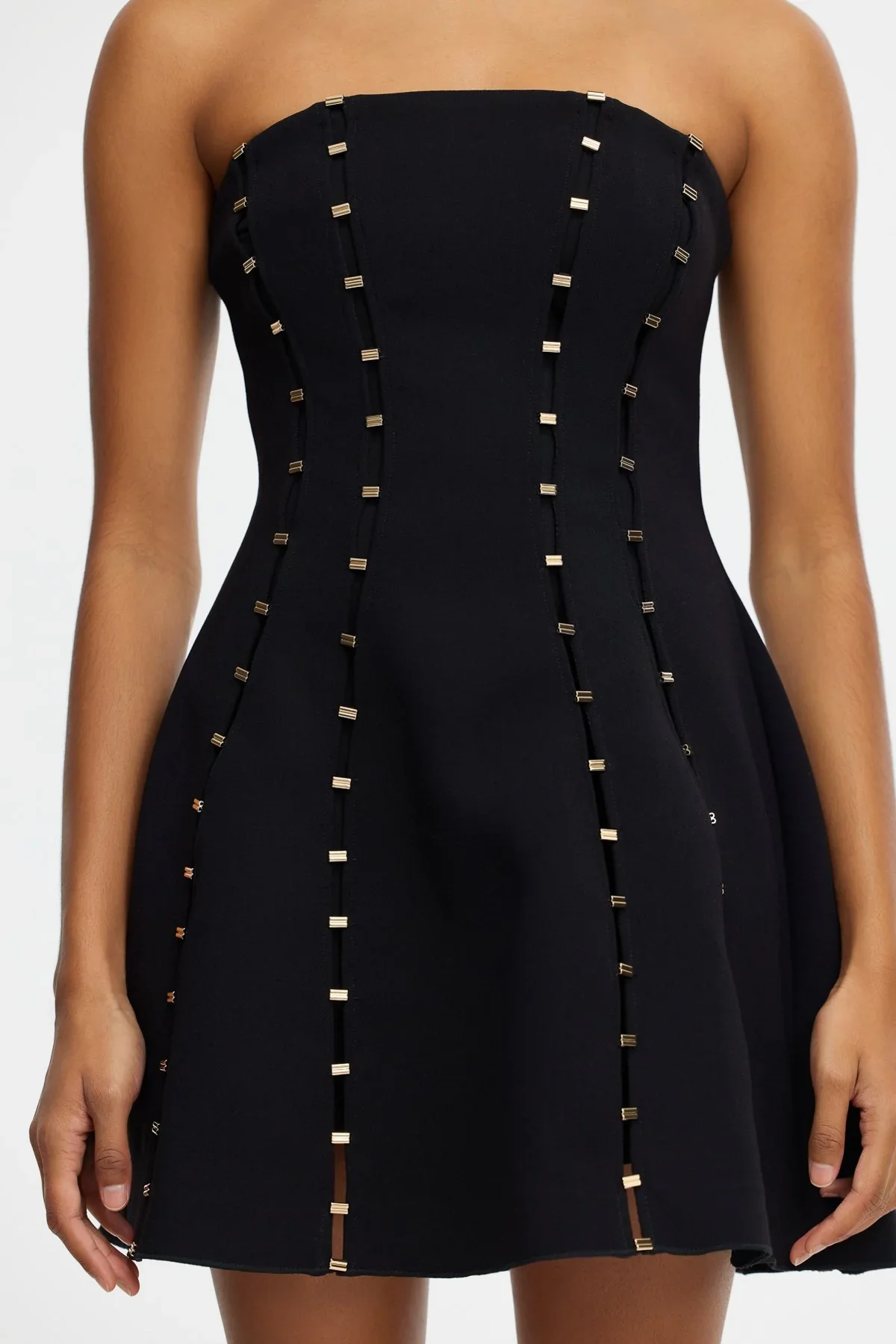 ACLER - ROSSGREEN MINI DRESS (BLACK) - Image 4
