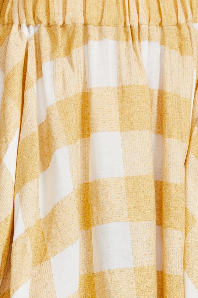ACLER - Sutherland Skirt (Canary Check) - Image 5