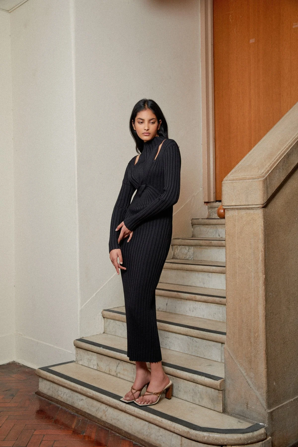 ACLER - The Collins Dress (Black) - Image 5