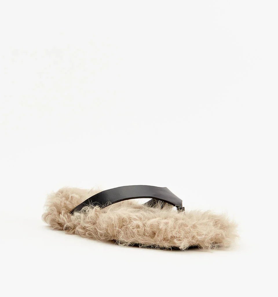 ALIAS MAE - FELLA (BLACK LEATHER / SHEARLING) - Image 2