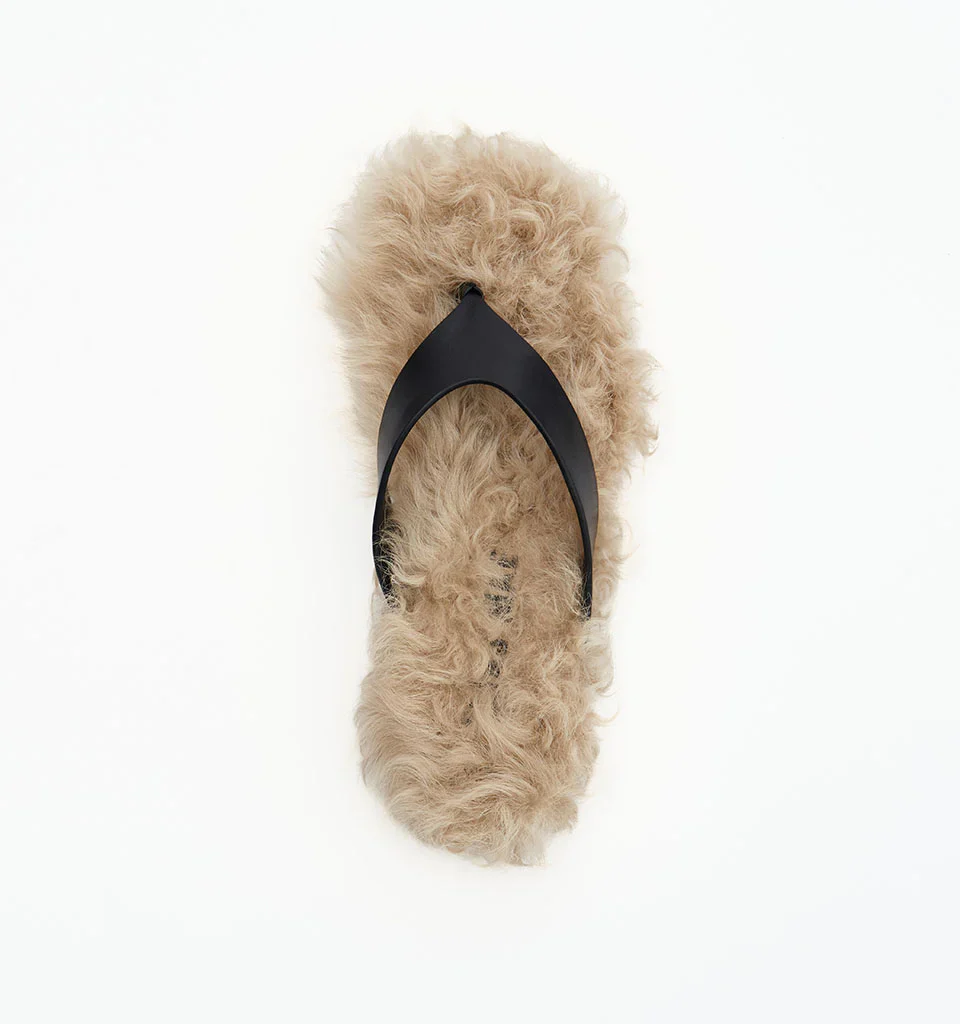 ALIAS MAE - FELLA (BLACK LEATHER / SHEARLING) - Image 5