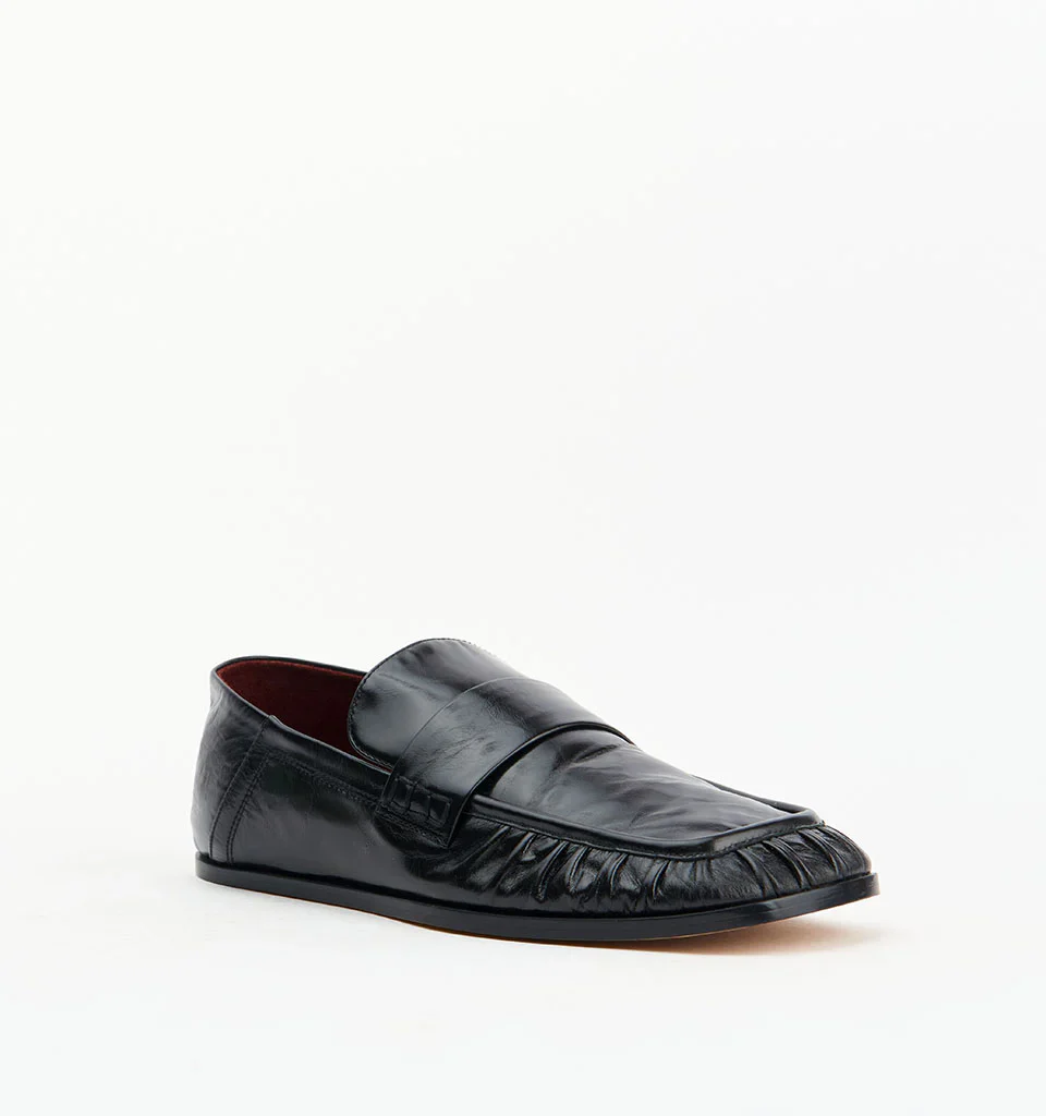 ALIAS MAE - KRUZ (BLACK OILY LEATHER )