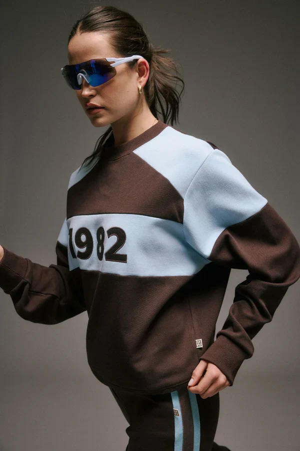 ARAMINTA JAMES - 1982 CONTRAST KNIT SWEATER (ESPRESSO) - Image 5