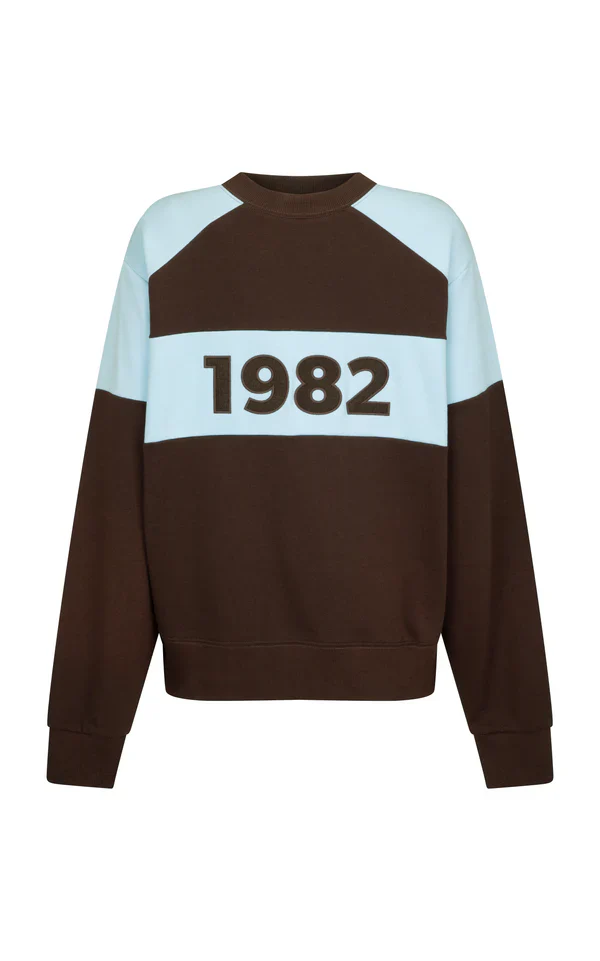 ARAMINTA JAMES - 1982 CONTRAST KNIT SWEATER (ESPRESSO) - Image 9