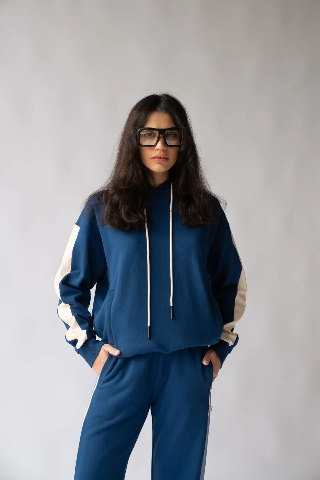 ARAMINTA JAMES - 1984 HOODIE (MIDNIGHT BLUE) - Image 5