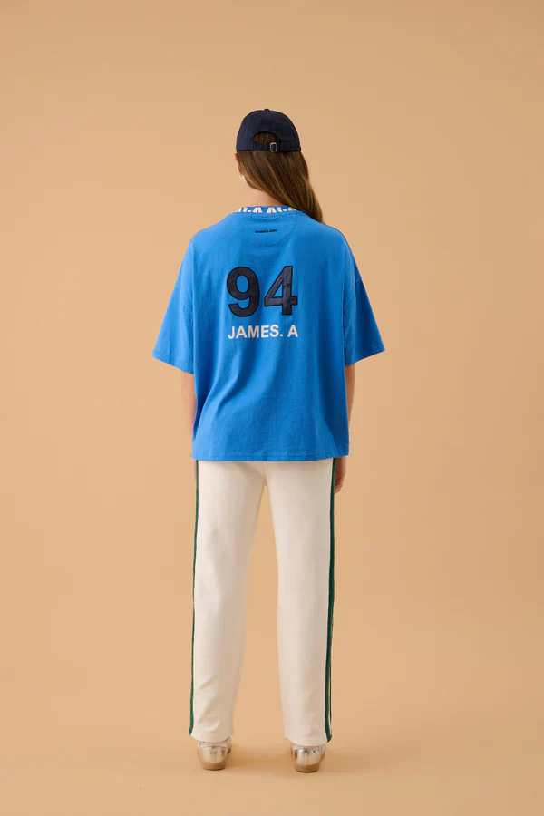 ARAMINTA JAMES - JAMES OVERSIZED TEE (FRENCH BLUE) - Image 5