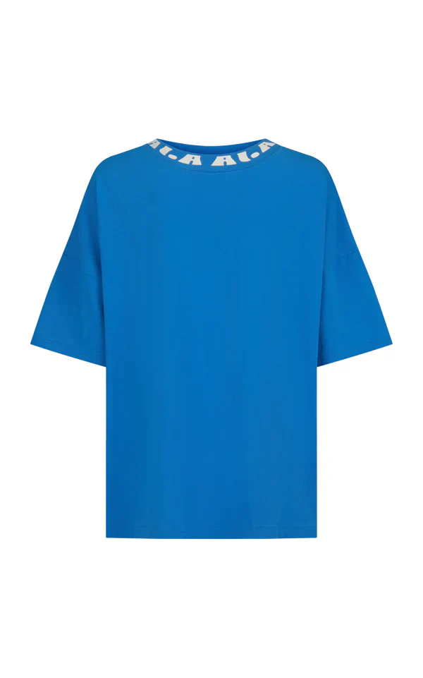 ARAMINTA JAMES - JAMES OVERSIZED TEE (FRENCH BLUE) - Image 7