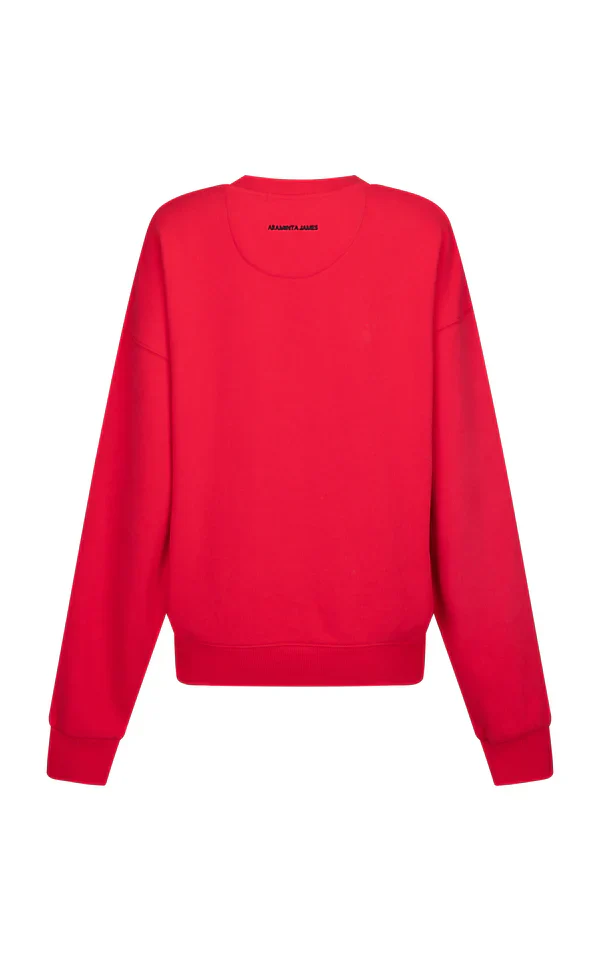 ARAMINTA JAMES - AEROBICS SWEATSHIRT (TULIP RED) - Image 10