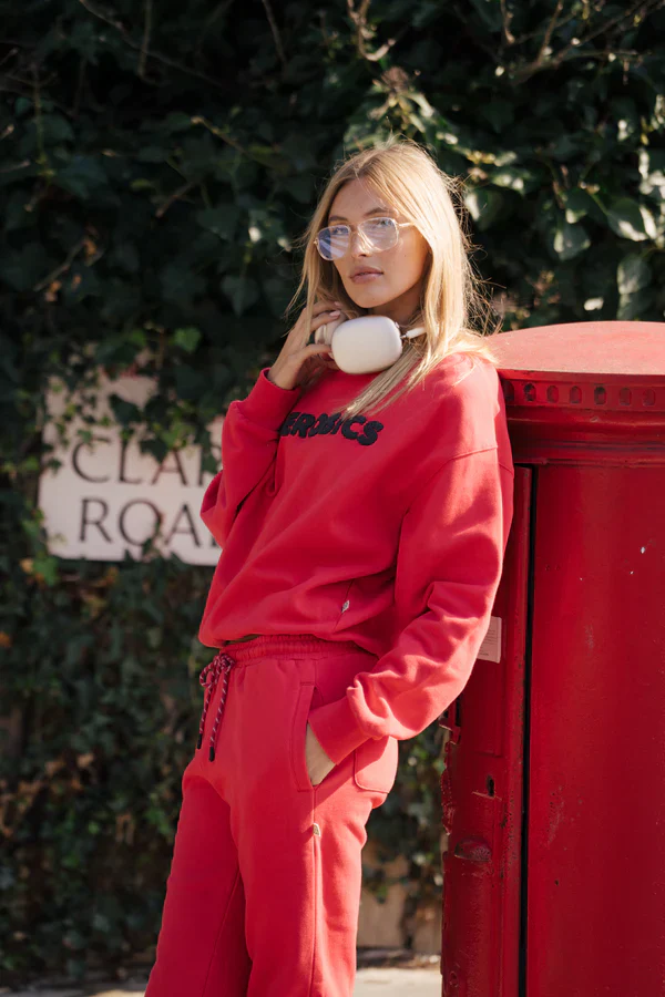 ARAMINTA JAMES - AEROBICS SWEATSHIRT (TULIP RED) - Image 3