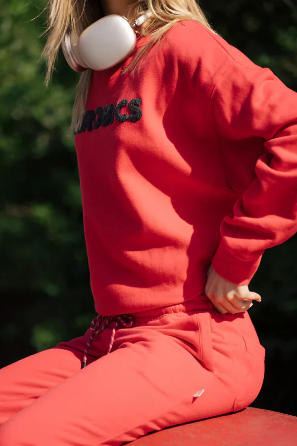 ARAMINTA JAMES - AEROBICS SWEATSHIRT (TULIP RED) - Image 5