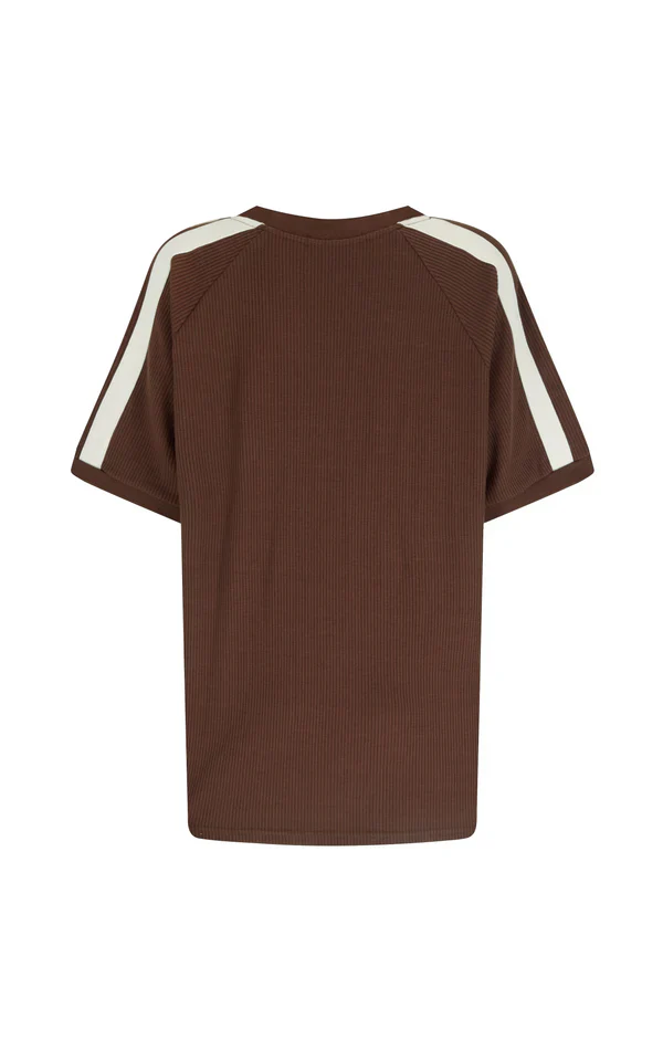 ARAMINTA JAMES - CHILLI 99 WAFFLE TEE (MOCHA) - Image 6