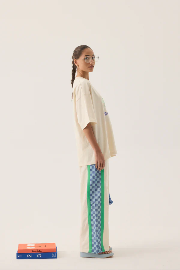 ARAMINTA JAMES - MARGARITA OVERSIZED TEE (NATURAL) - Image 5