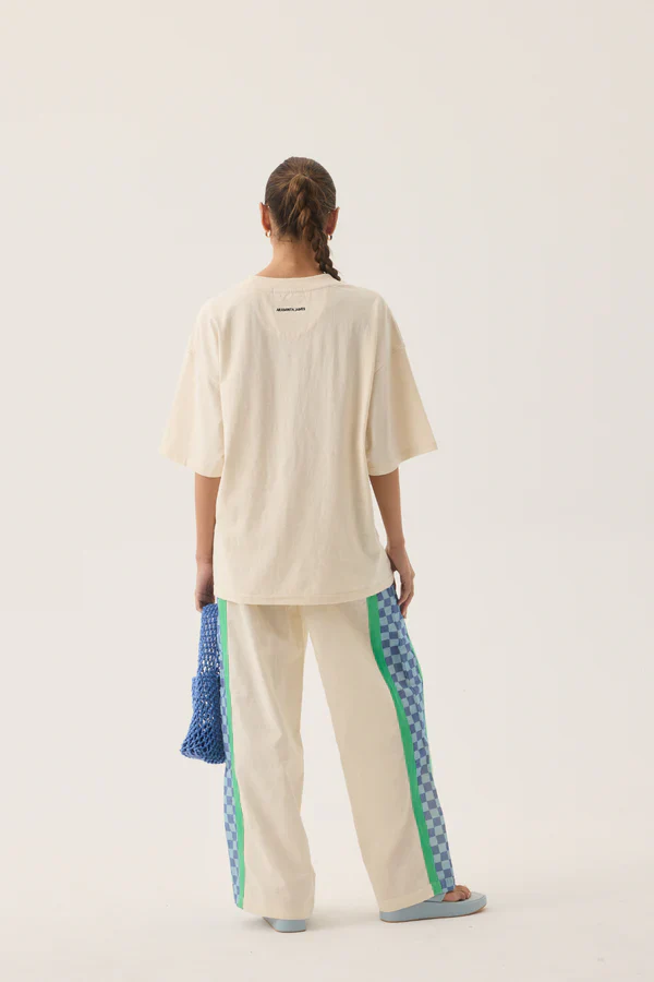 ARAMINTA JAMES - MARGARITA OVERSIZED TEE (NATURAL) - Image 6