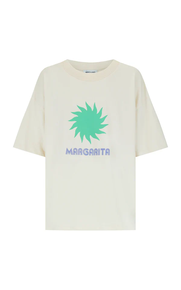 ARAMINTA JAMES - MARGARITA OVERSIZED TEE (NATURAL) - Image 7