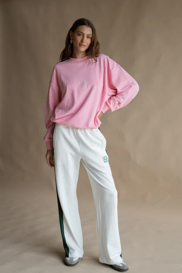 ARAMINTA JAMES - MONGRAM CLASSIC SWEATSHIRT (PINK) - Image 5