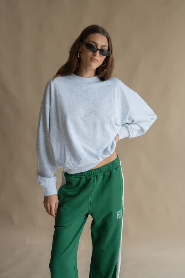 ARAMINTA JAMES - MONOGRAM CLASSIC SWEATSHIRT (CLOUD) - Image 4