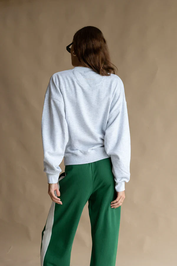 ARAMINTA JAMES - MONOGRAM CLASSIC SWEATSHIRT (CLOUD) - Image 5