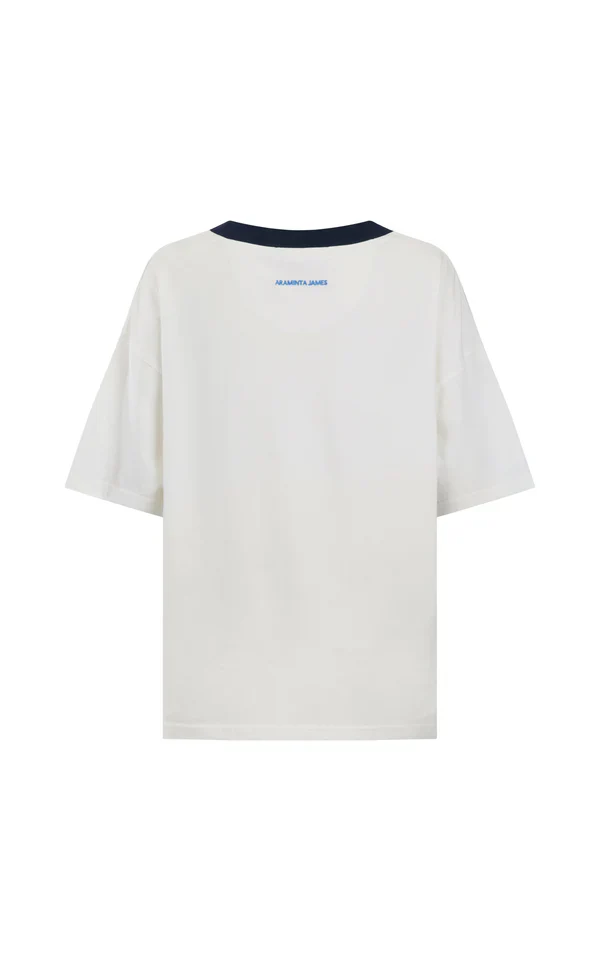 ARAMINTA JAMES - SPEEDWAY OVERSIZED TEE (SNOW) - Image 10