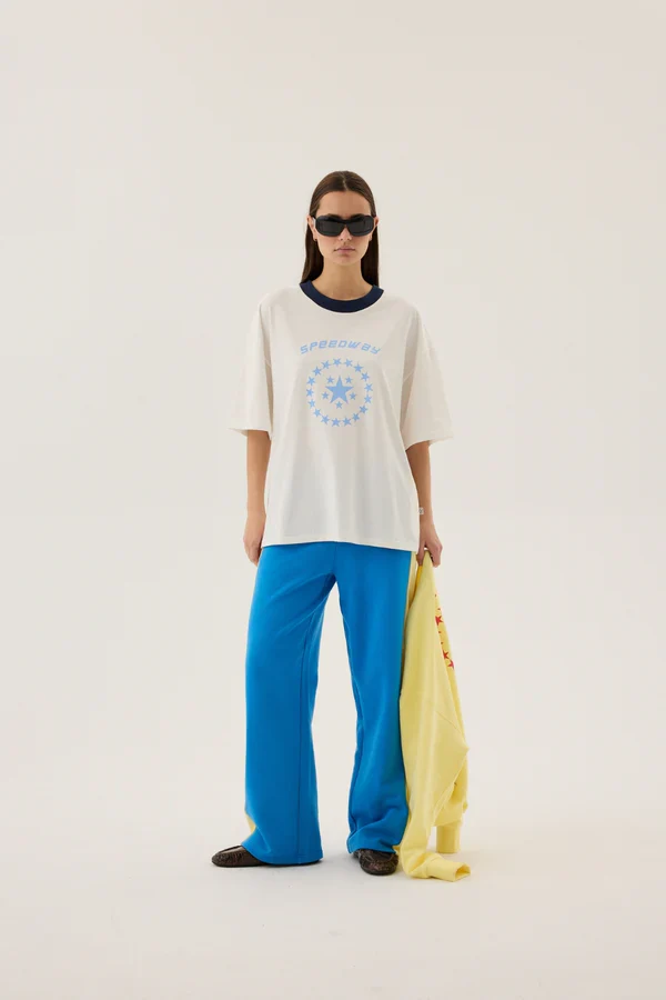 ARAMINTA JAMES - SPEEDWAY OVERSIZED TEE (SNOW) - Image 4