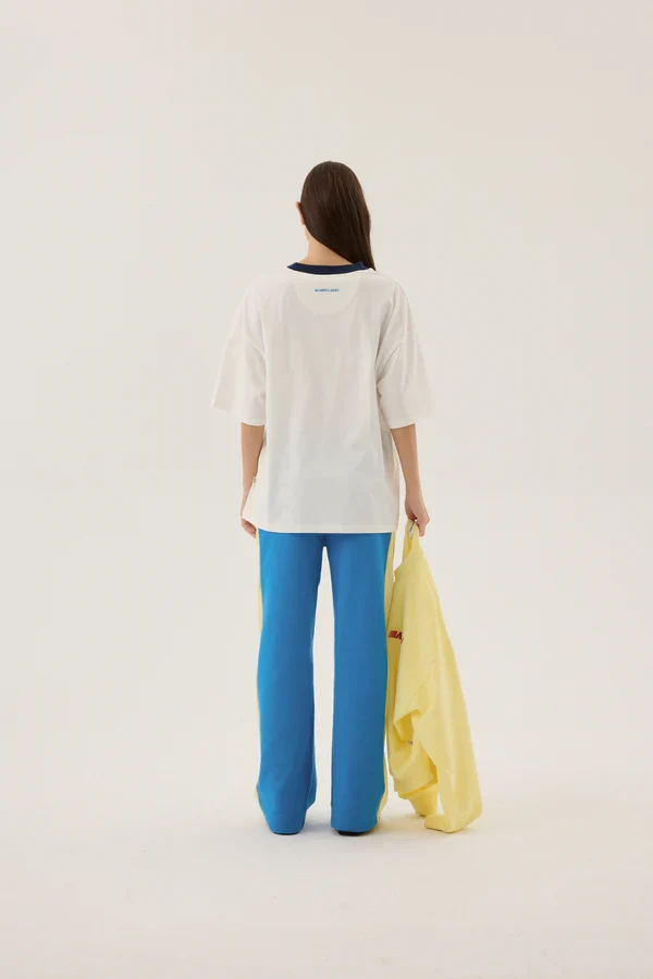 ARAMINTA JAMES - SPEEDWAY OVERSIZED TEE (SNOW) - Image 6