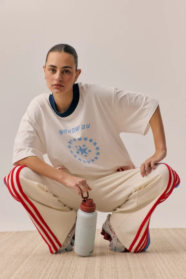 ARAMINTA JAMES - SPEEDWAY OVERSIZED TEE (SNOW) - Image 8