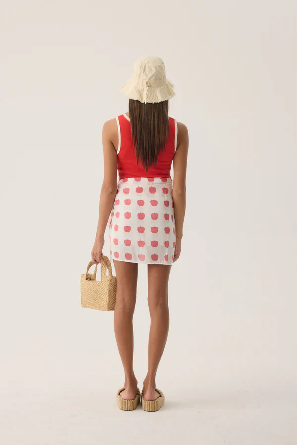 ARAMINTA JAMES - MANZANA RIB TANK (APPLE RED) - Image 9
