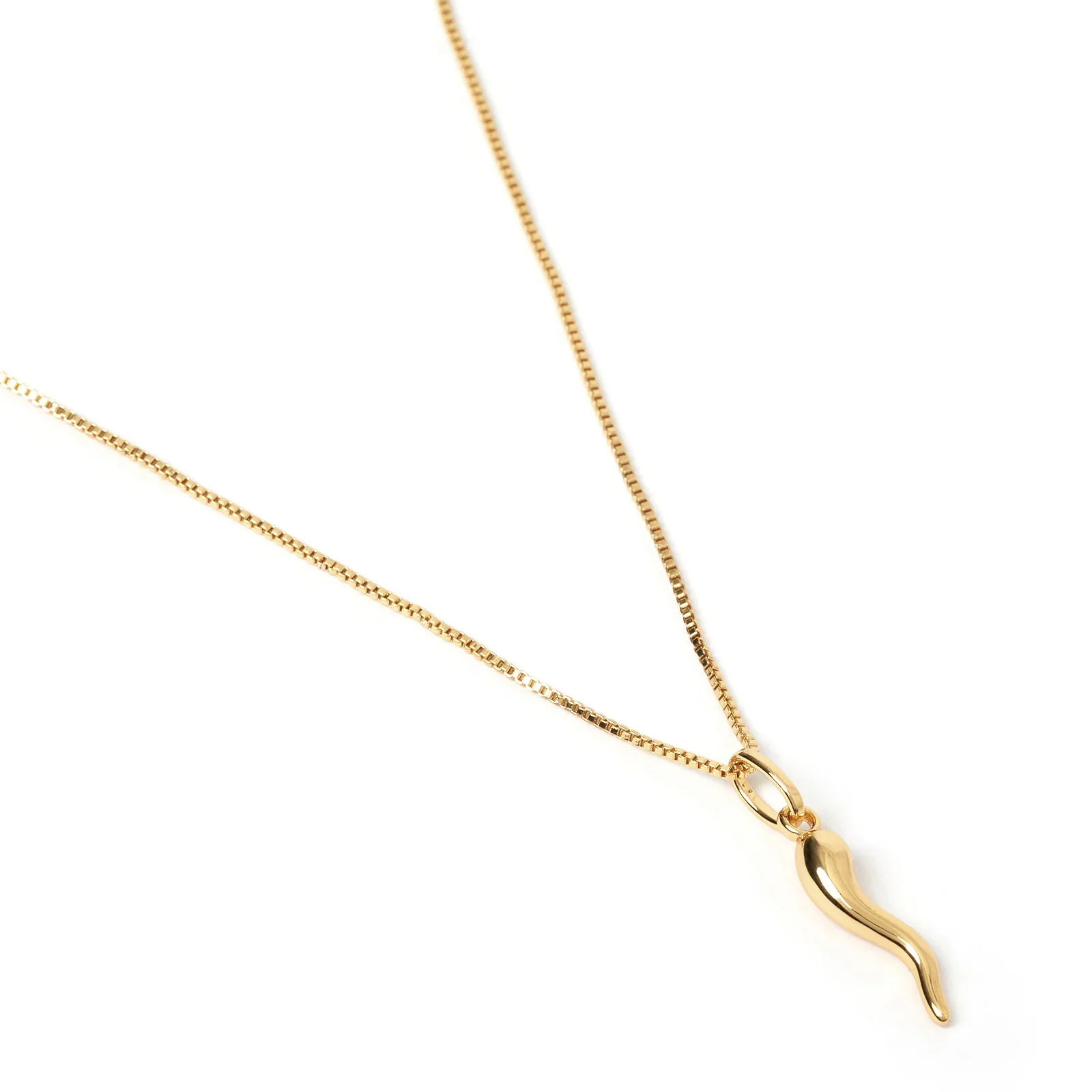 ARMS OF EVE - Cornicello Gold Charm Necklace - Image 3