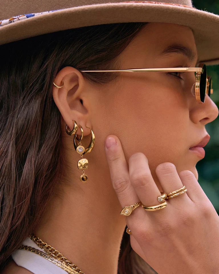ARMS OF EVE - INDIE GOLD EARRINGS - Image 3