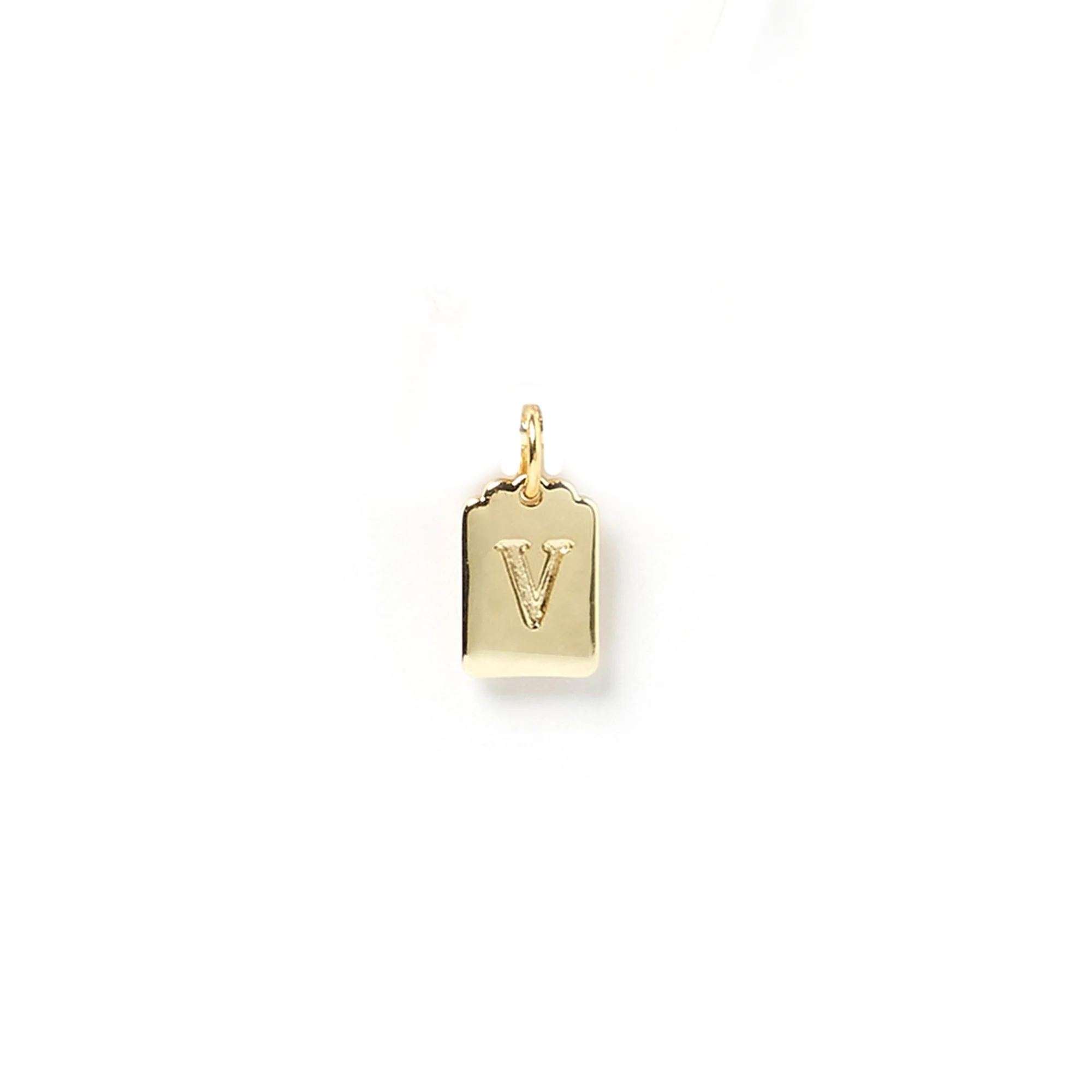 ARMS OF EVE - Letter Tag Charm (V)