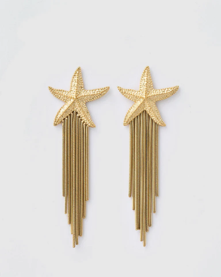 ARMS OF EVE - SHOOTING STAR GOLD EARRING
