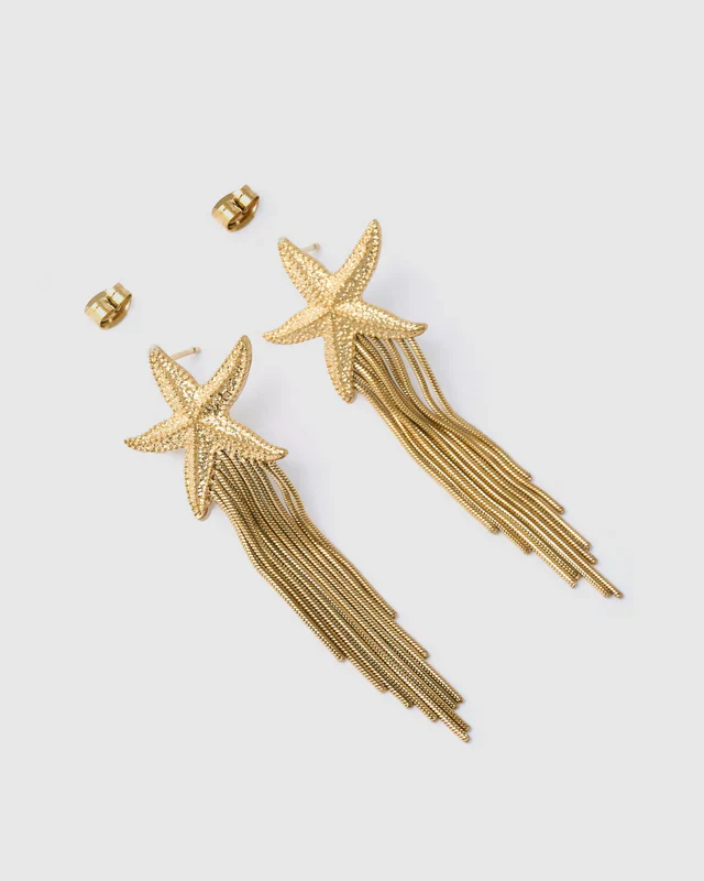 ARMS OF EVE - SHOOTING STAR GOLD EARRING - Image 7