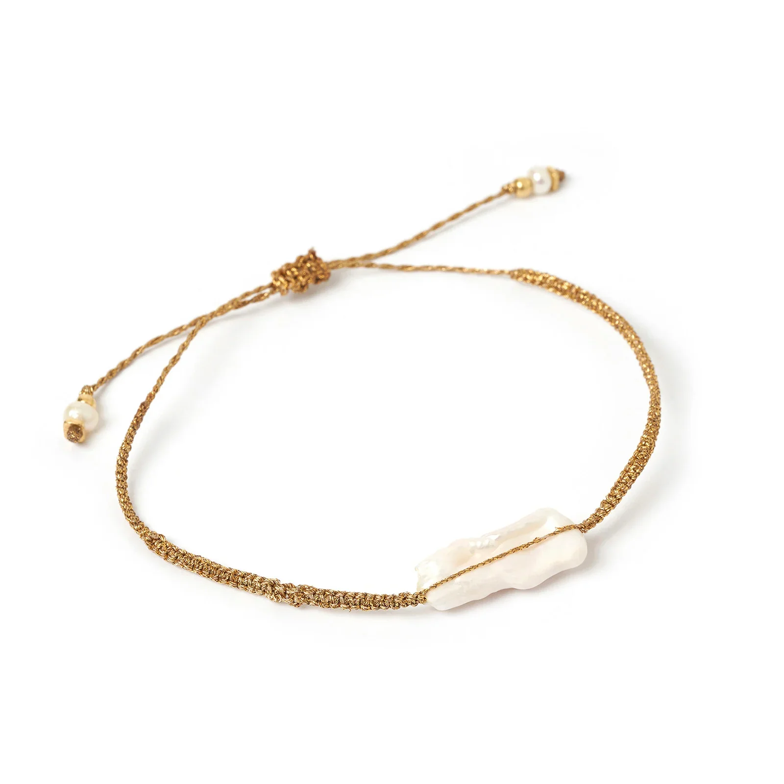ARMS OF EVE - Tulum Pearl and Gold Bracelet