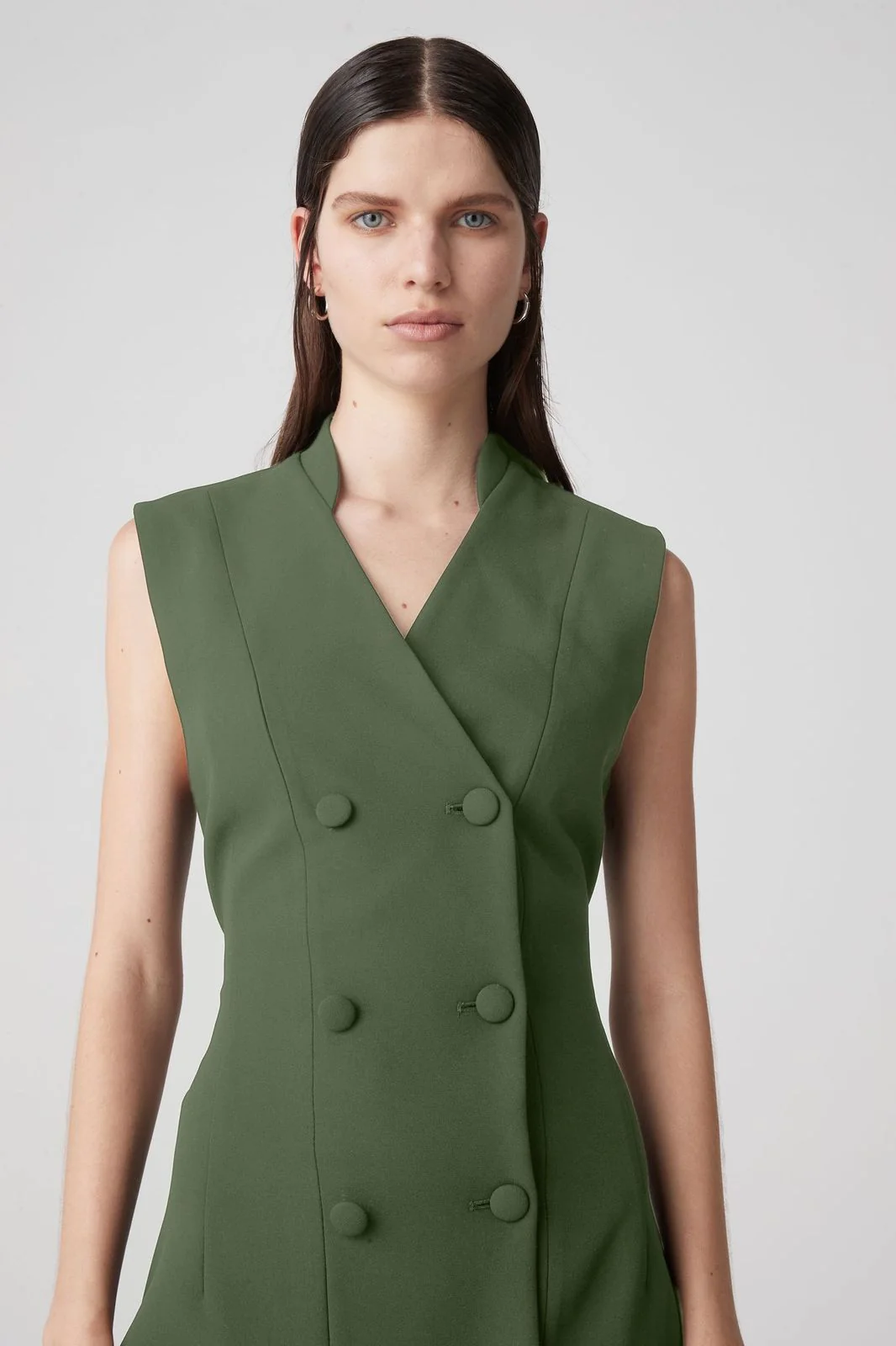 ATOIR X LARA WORTHINGTON -  002 Dress (Moss Green) - Image 3