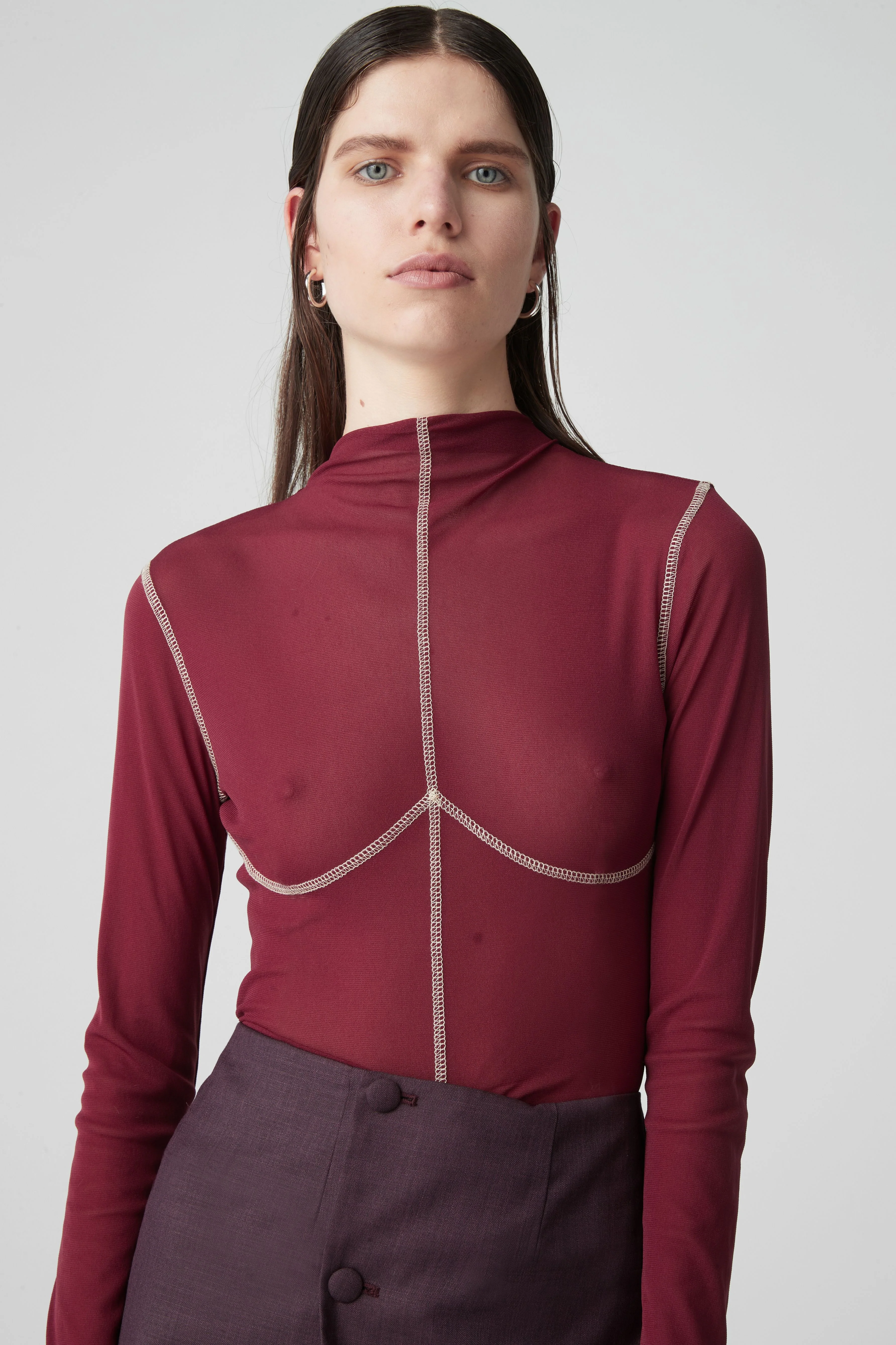 ATOIR X LARA WORTHINGTON - 002 Top (Maroon) - Image 4