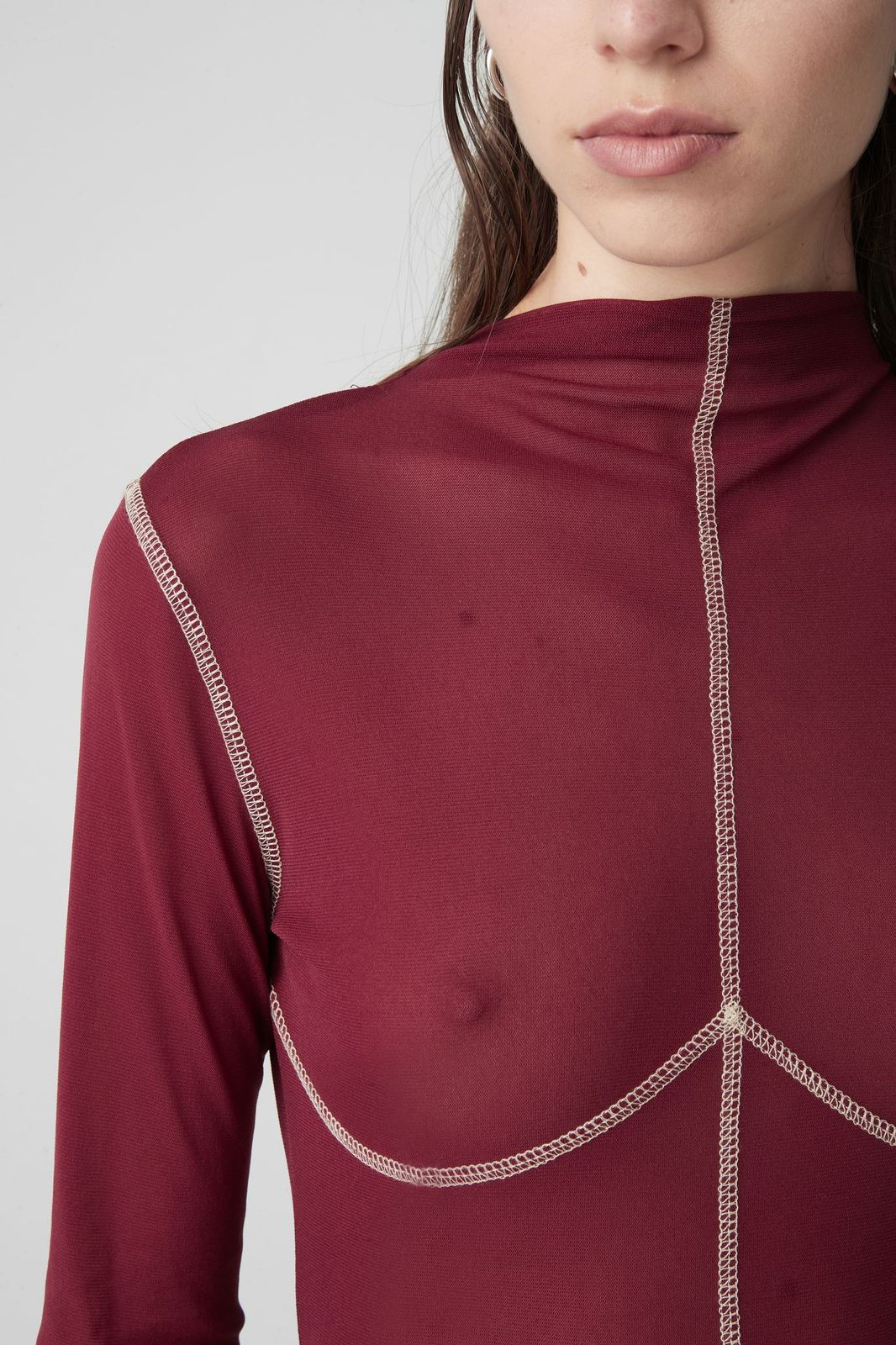 ATOIR X LARA WORTHINGTON - 002 Top (Maroon) - Image 5