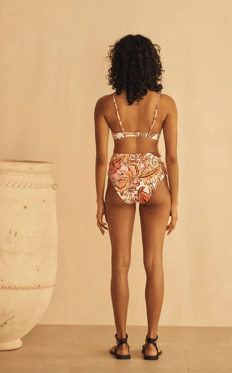 AUR OCEA - HIGH WAIST BRIEF (BEL FIORE TRELLIS) - Image 3