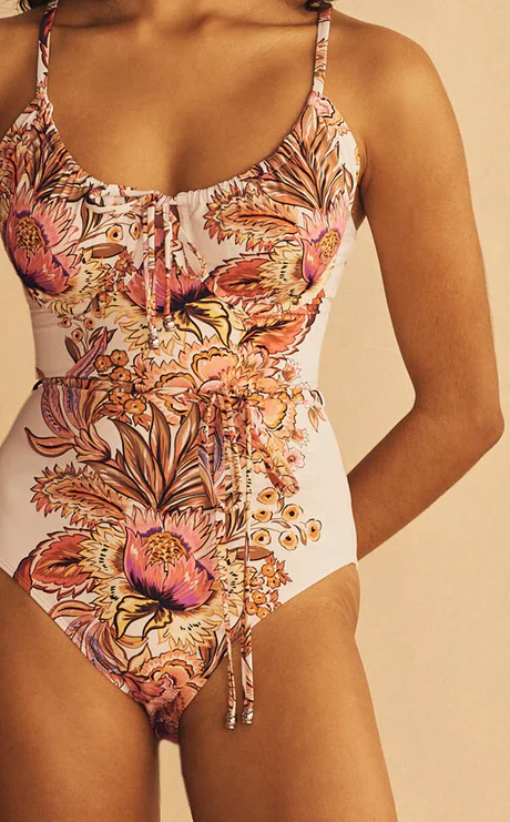 AUR OCEA - GATHERED ONE PIECE (BEL FIORE TRELLIS) - Image 7