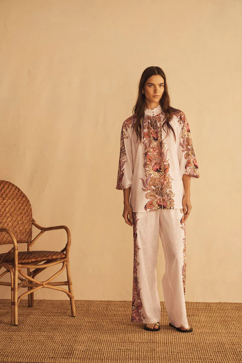 AUR OCEA - BELLE FIORE TRELLIS STRAIGHT LEG PANT - Image 5