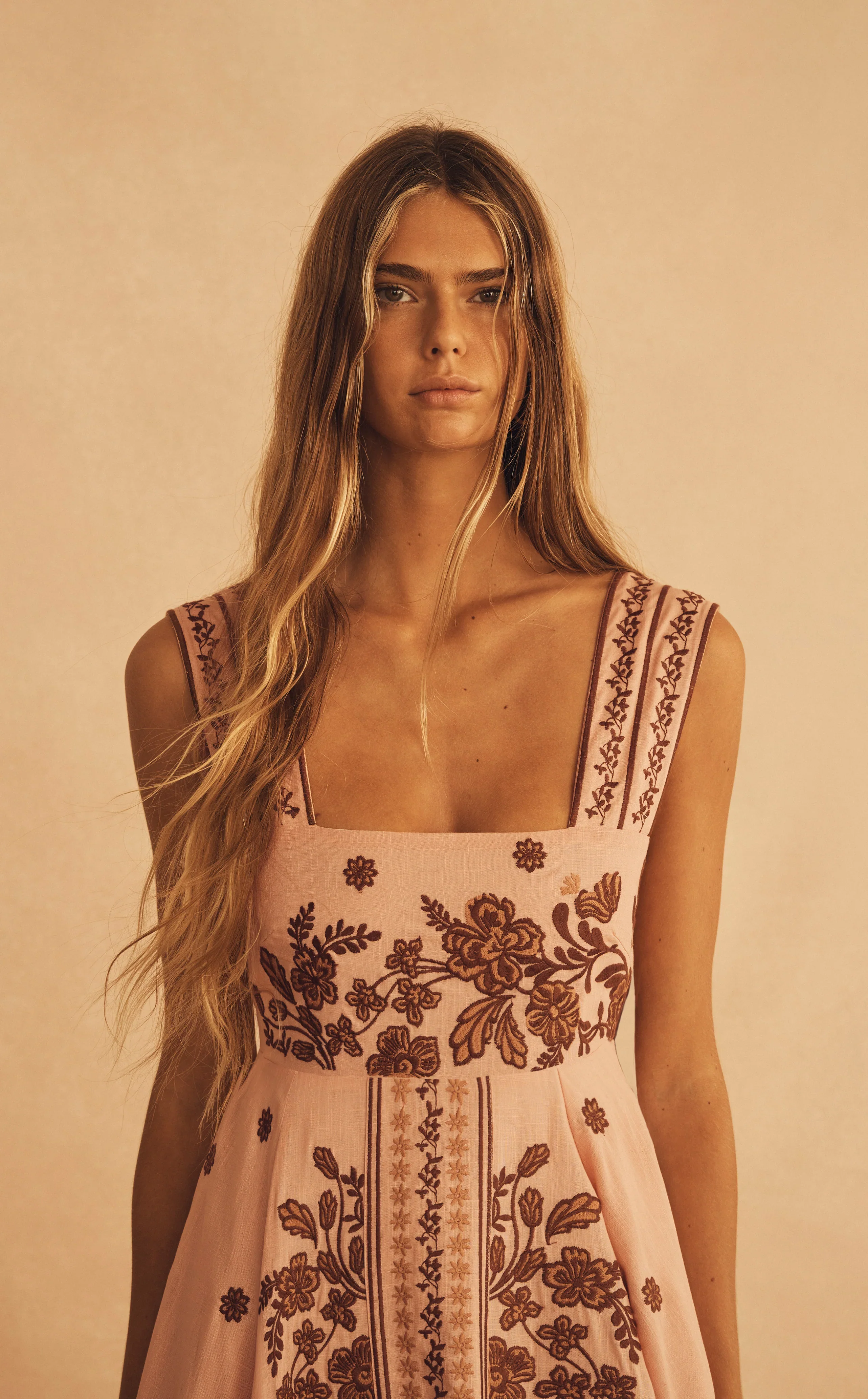 AUR OCEA - INFIORATA EMBROIDERED EMPIRE MAXI DRESS - Image 7