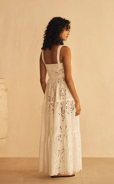 AUR OCEA - MERLETTI LACE PANELLED MAXI DRESS - Image 6