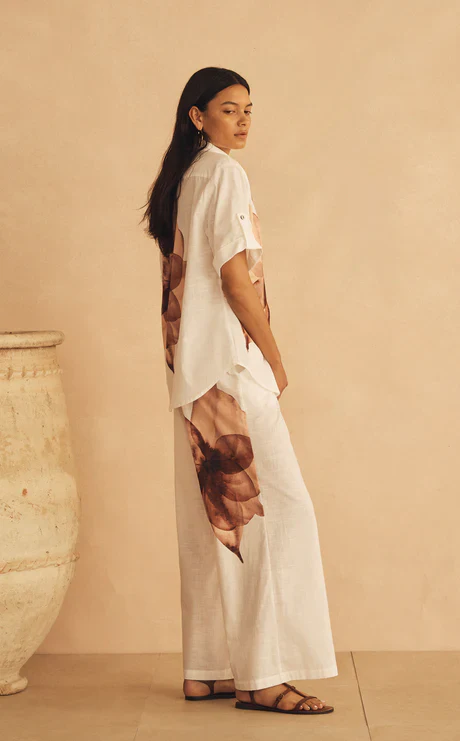 AUR OCEA - STILLSTA GATHERED WIDE LEG PANT - Image 3