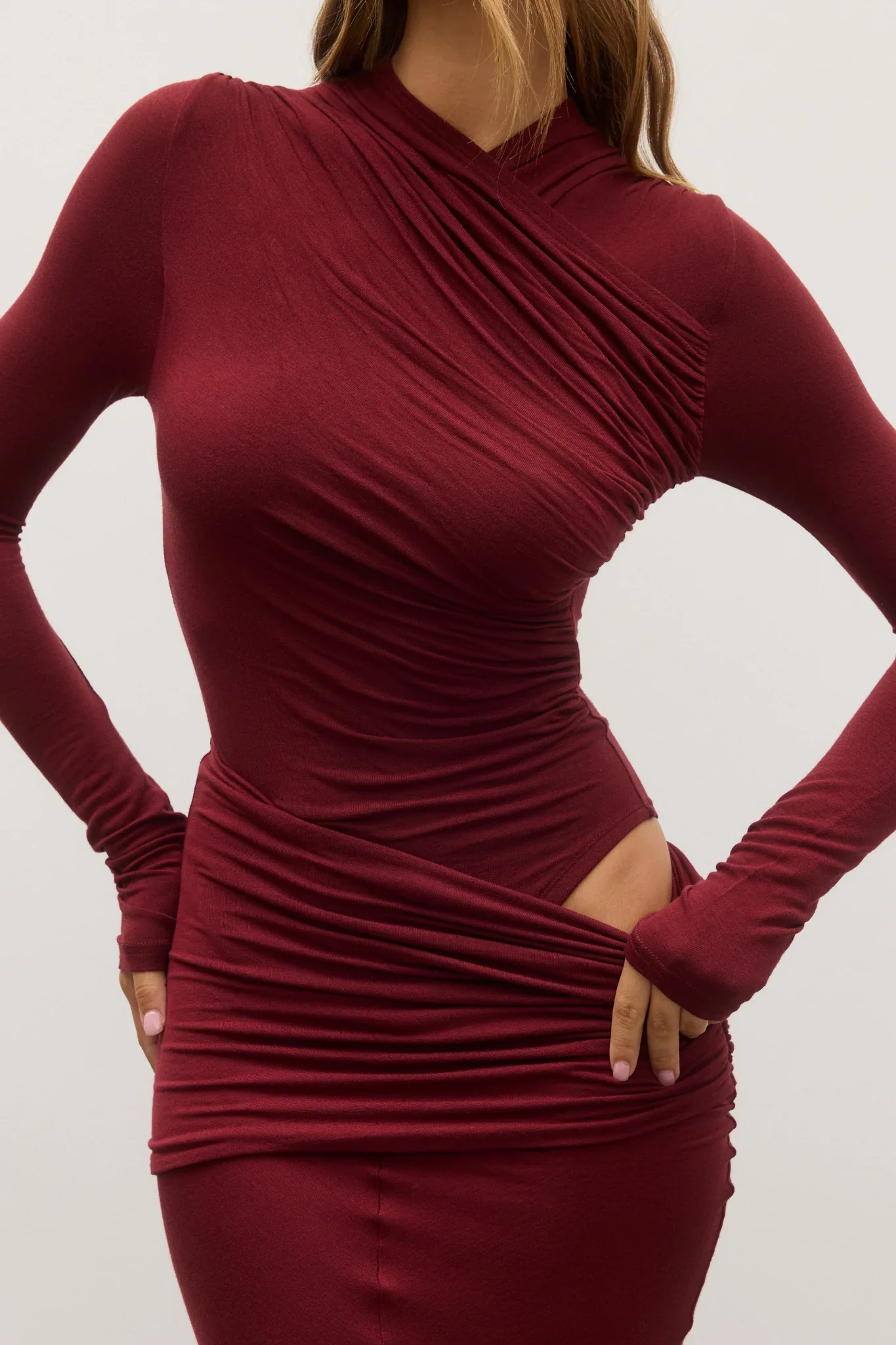 BAYSE BRAND - AMRITA BODYSUIT (WINE) - Image 4
