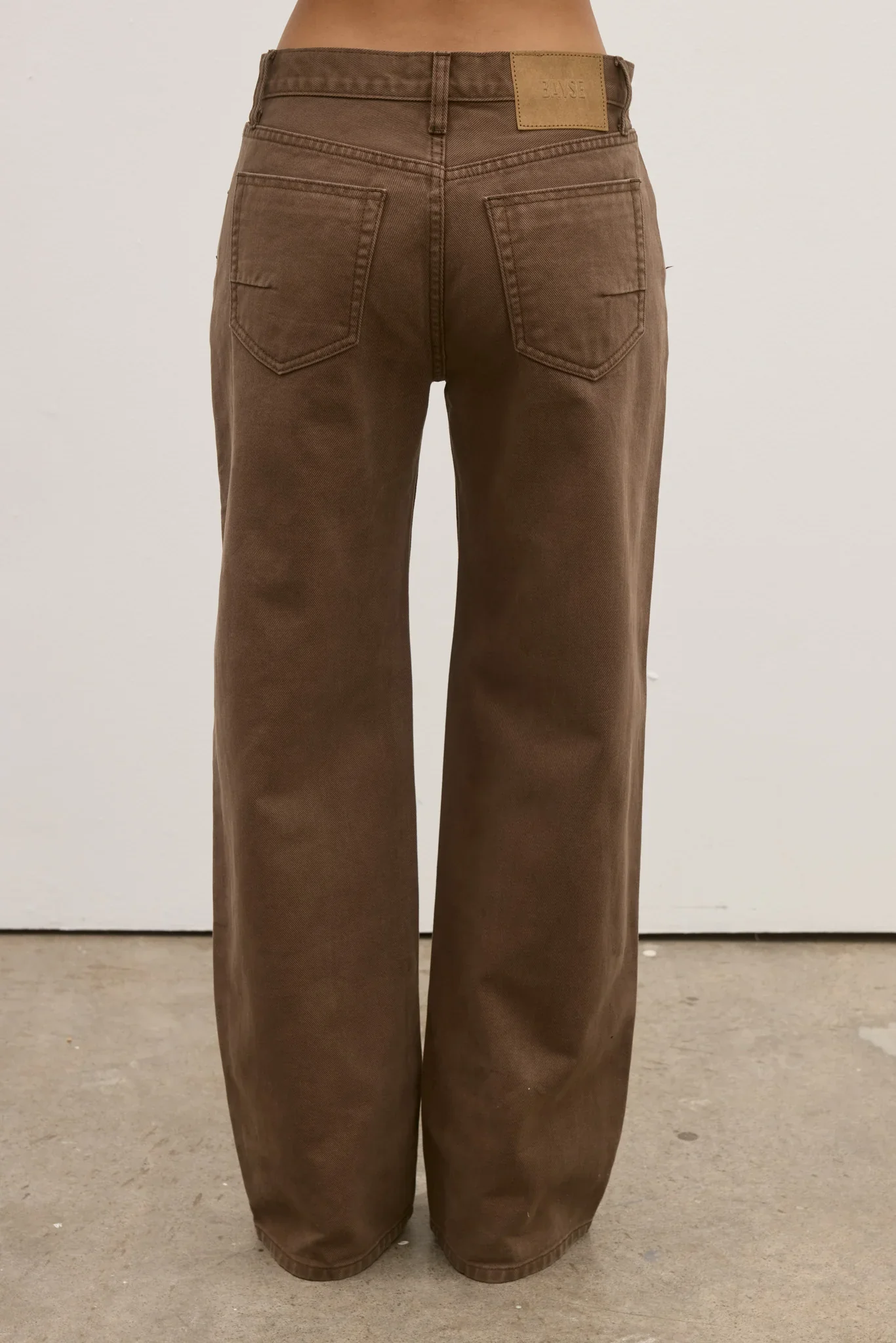 BAYSE BRAND - AVERY MID RISE JEAN (CHOCOLATE) - Image 4