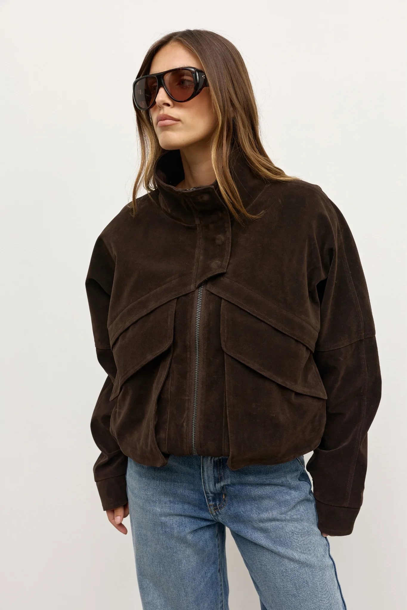 BAYSE BRAND - INEZ JACKET (DEEP BROWN)