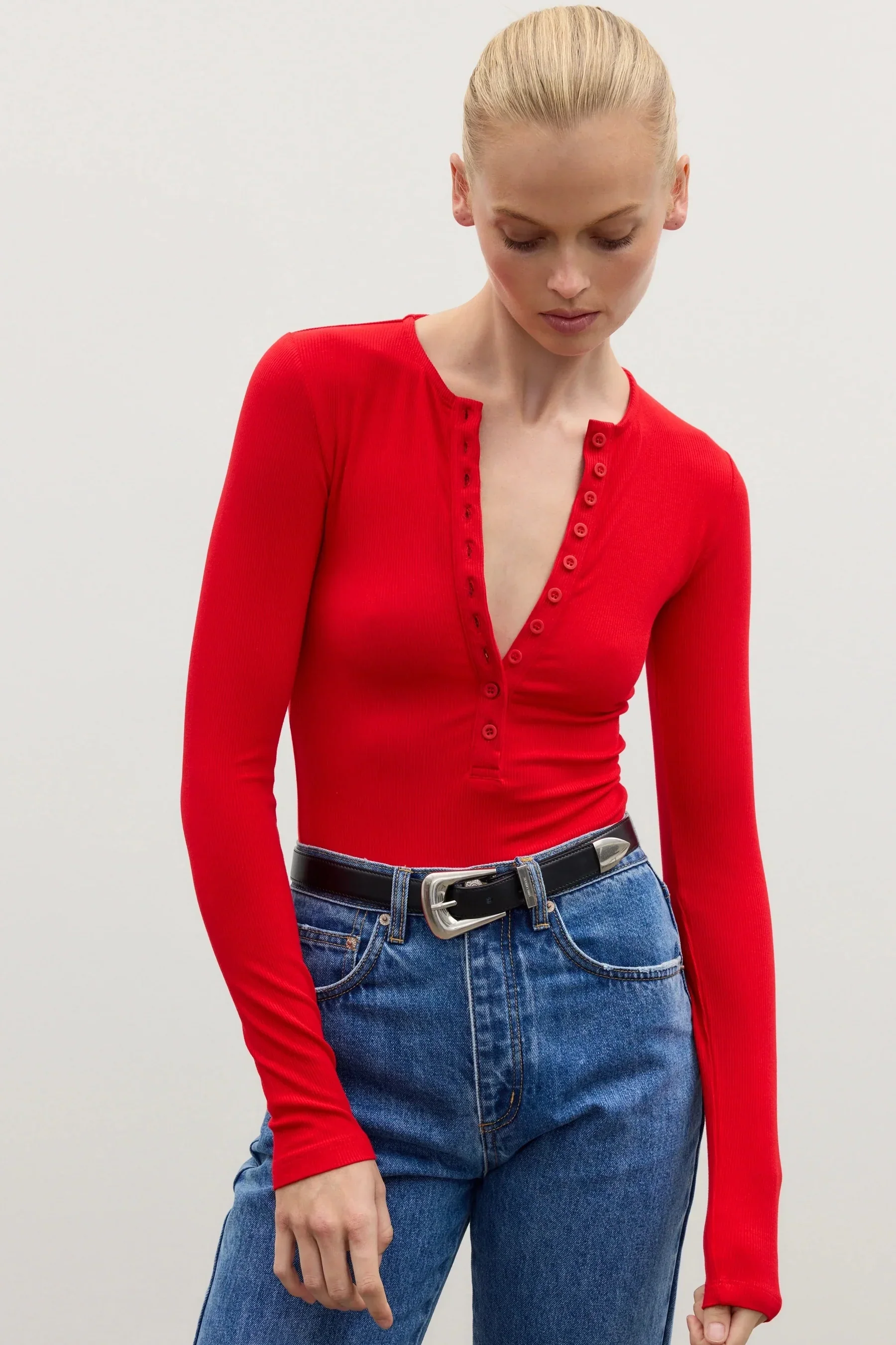 BAYSE BRAND - LARA BODYSUIT (CHERRY RED) - Image 3